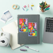 キュービストスタイルクラシカルギター シール (iPadカバー)