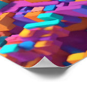 キュービストスペクトル3Dポスター ポスター (角)