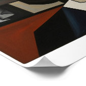 キュービストポートレートアート ポスター (角)