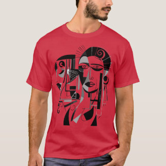 キュービスト女性10 Tシャツ
