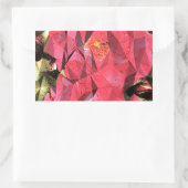 キュービスト抽象芸術バラ 長方形シール (バッグ)