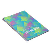 キュービスト抽象芸術パステル20th誕生日ゲストブック2 ノートブック (右側)