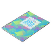 キュービスト抽象芸術パステル30thバースデーゲストブック2a ノートブック (左側)