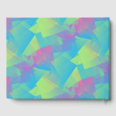 キュービスト抽象芸術パステル50th誕生日ゲストブック ゲストブック (裏面)