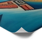 キュービスト・グラフィティART – アートとAIの融合 ポスター (角)