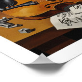 キュービスト・スチル・ライフ・アート ポスター (角)