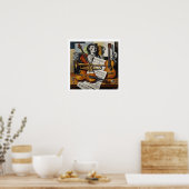 キュービスト・スチル・ライフ・アート ポスター (キッチン)