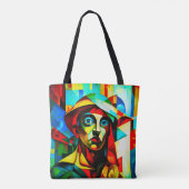 キュービズムのトートバッグ トートバッグ (裏面)