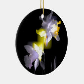 キュービズムのラッパスイセン セラミックオーナメント (右)