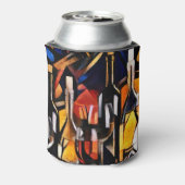 キュービズムのワインテーマ:ボトル&ブドウ 缶クーラー (缶裏面)