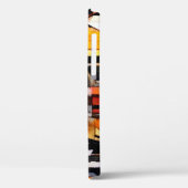 キュービズムのワインテーマ:ボトル&ブドウ Case-Mate iPhoneケース (裏面 / 左)