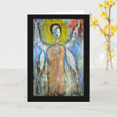 キュービズムの天使カード カード (黄色い花)