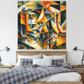 キュービズムの風景2 キャンバスプリント (インサイチュ (寝室))