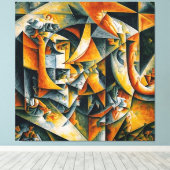 キュービズムの風景2 キャンバスプリント (インサイチュ (ウッドフロア))