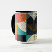 キュービズムの魚444 mg マグカップ (正面左)