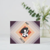 キュービズムファッションレディ ポストカード (スタンド正面)