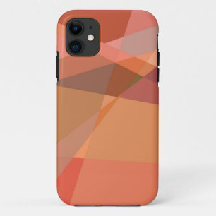 キュービズム抽象芸術アート レトロ幾何学模様3 iPhone 11 ケース