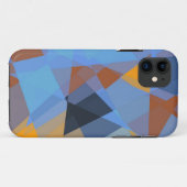 キュービズム抽象芸術アート |レトロ幾何学模様4 Case-Mate iPhoneケース (裏面(横))