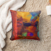 キュービズム抽象芸術アート |幾何モダンパターン2 クッション (ブランケット)