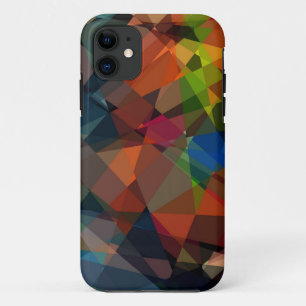 キュービズム抽象芸術アート 幾何モダンパターン5 iPhone 11 ケース