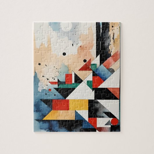 キュービズム海岸建築 ジグソーパズル (縦)