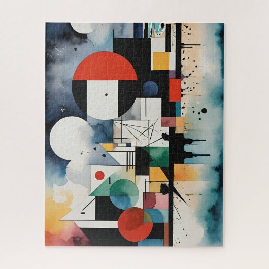 キュービズム海景 ジグソーパズル (縦)