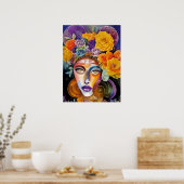 キュービズム美しい ポスター (キッチン)