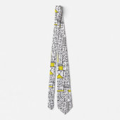 キュービズム迷路 ネクタイ (裏面)