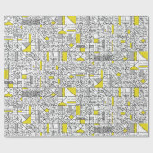 キュービズム迷路 ラッピングペーパー (フラット)