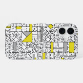 キュービズム迷路 iPhone 16ケース (裏面横)