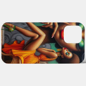 キュービズム、抽象芸術、モダンアーポップ・アートのト Case-Mate iPhoneケース (裏面 (横))