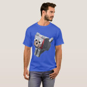 キュービックドッグ レトロ Tシャツ (正面フル)