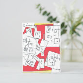 キュービックワールドポストカード ポストカード (スタンド正面)