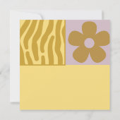 キュービッモダンクパステル大人誕生日 招待状 (裏面)