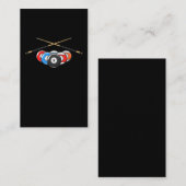 キュービラードボールレトロ8ボールプレーヤー 名刺 (正面/裏面)