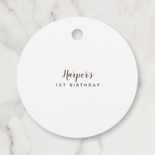 キュービーベアーサンキューベイリーマジョーティルガール誕生日 フェイバータグ (裏面)