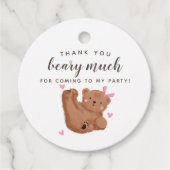 キュービーベアーサンキューベイリーマジョーティルガール誕生日 フェイバータグ (正面)