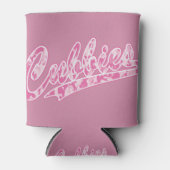 キュービー – 迷彩柄 – ピンク – ファイナル 缶クーラー (正面)