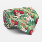 キューピッよくはしゃぐズレトロかわいいヴィンテージバレンタインハート ネクタイ (ロール)