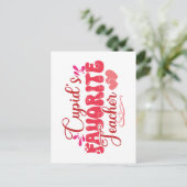 キューピッドお気に入りの先生 ポストカード (スタンド正面)