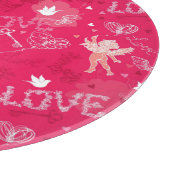 キューピッドが付いているバレンタインデーパターン カッティングボード (角)