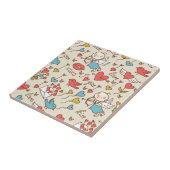 キューピッドが付いているバレンタインデーパターン タイル (側面)