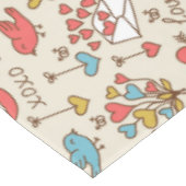 キューピッドが付いているバレンタインデーパターン テーブルクロス (アングル)