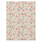 キューピッドが付いているバレンタインデーパターン テーブルクロス (正面)