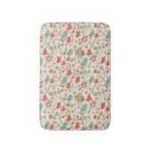 キューピッドが付いているバレンタインデーパターン バスマット (正面縦)