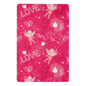 キューピッドが付いているバレンタインデーパターン ミニクリップボード (裏面)