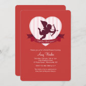 キューピッドが再び恋に射た！ 招待状 (正面/裏面)