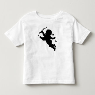 キューピッドが弓を持って走る トドラーTシャツ
