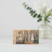 キューピッドとのロココIIのスタイルの応接室、 名刺 (スタンド正面)