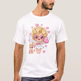 キューピッドとウサギのダンス Tシャツ